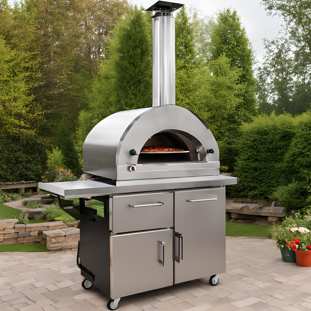 Dough Master Gas Fired Stainless Steel Pizza Oven