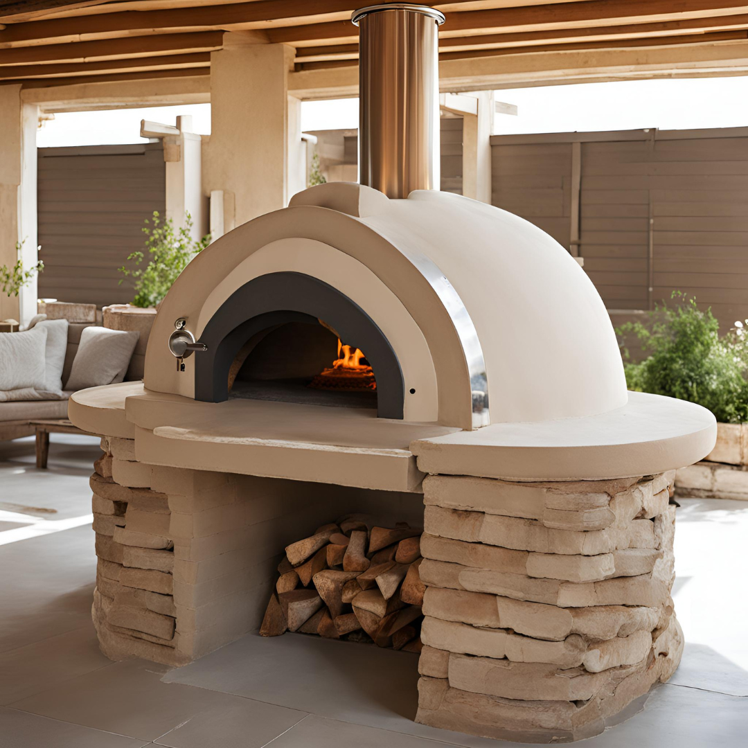 Dough Master Wood Fired Refractory Cement Pizza Oven